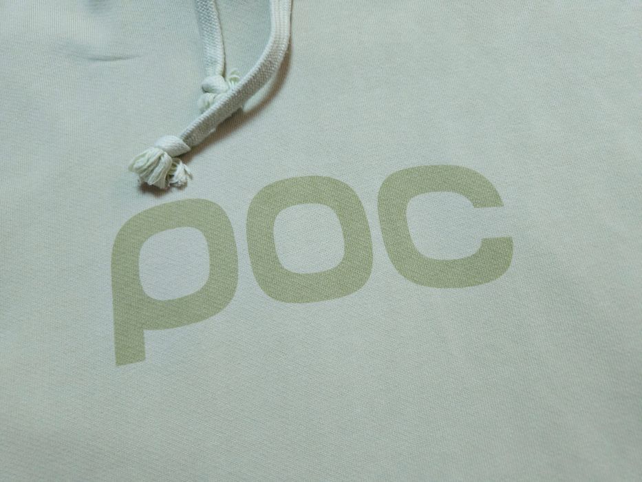 POC Bluza Męska z Kapturem Zielona Logo r. L