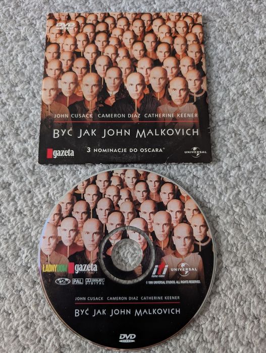 Być jak John Malkovich - film DVD 1999, super stan