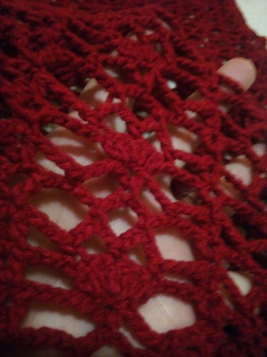 Топ. Сеточка вязанная крючком