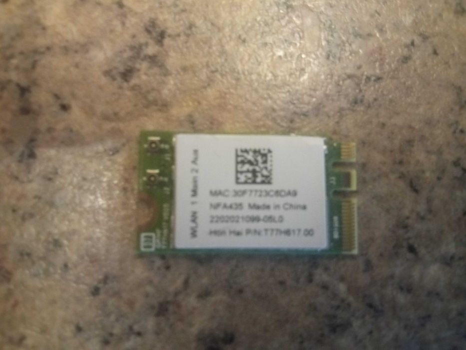 WiFI модуль Dell T77H617.00 -  QCNFA435 802.11ac M.2 WiFi + Bth 4.1