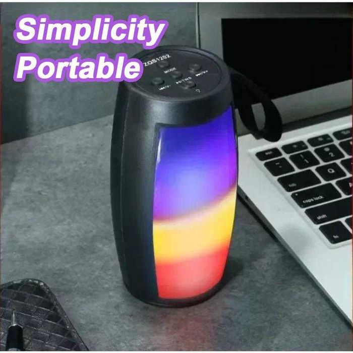 Bluetooth-колонка Sing-e ZQS-1201 Mini Speaker з функ. світломузики