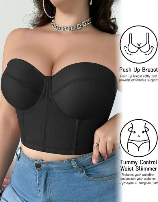 Бралет, бюстьє, топ, на великі груди