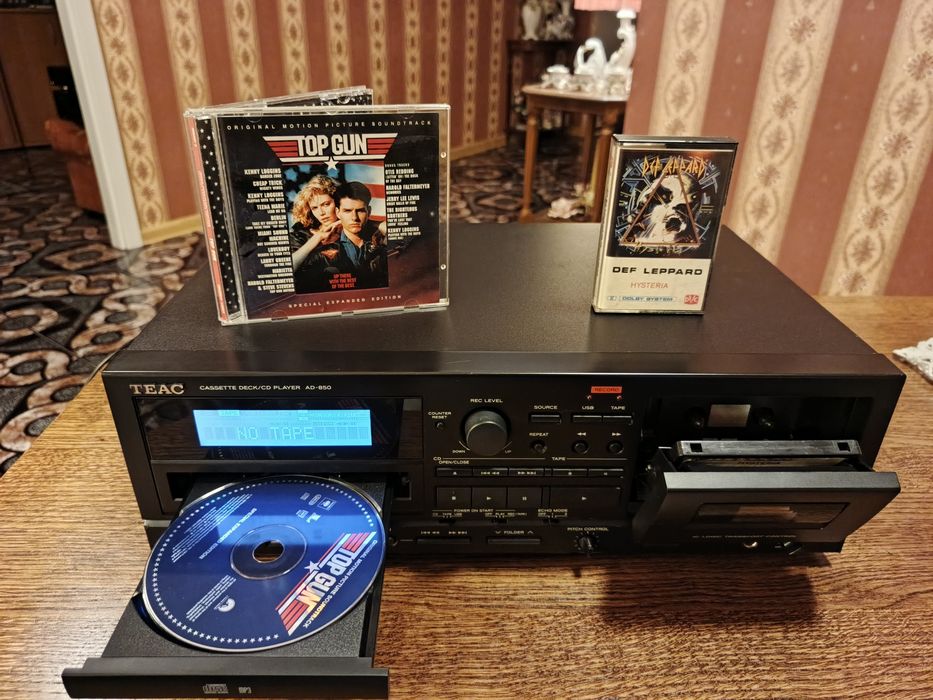 TEAC AD-850. Deck, CD, USB. Jak nowy.