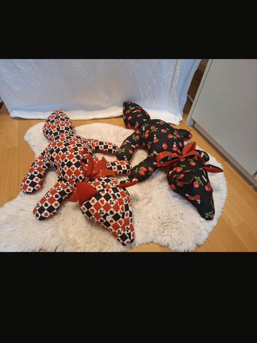 Pluszak lis reto handmade