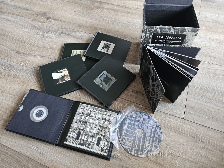 Led Zeppelin box 10CD Complet Studio Recording nowy Kamionek • OLX.pl