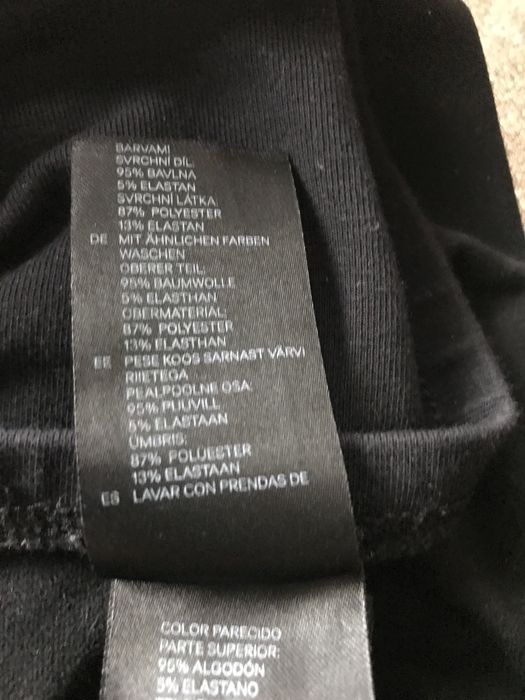 Dżinsy czarne ciążowe r.M