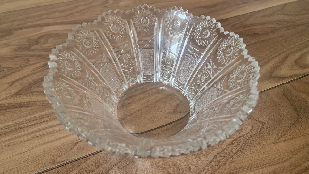 Kryształy PRL komplet 6 sztuk