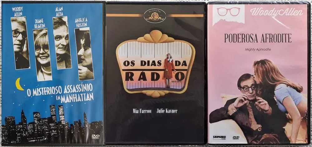 Woody Allen - 25 DVDs - RAROS - MUITO BOM ESTADO