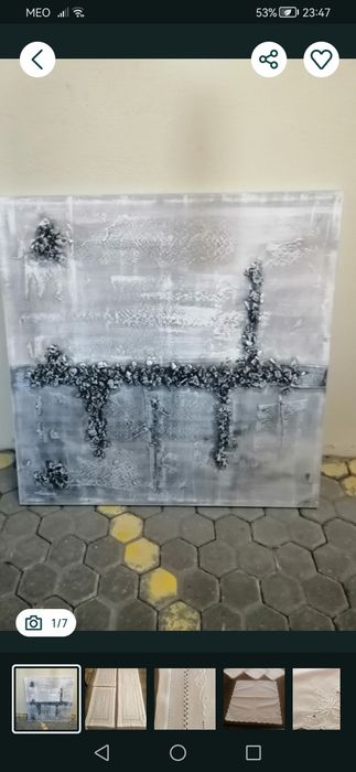 Quando grande 1mx1m é outro Toes branco 78x78