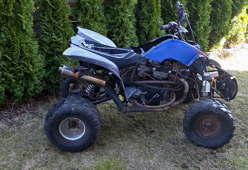 Quad bashan kawaski 500 swap