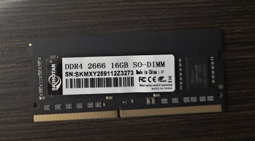 Pamięć RAM DDR4 16GB SO-DIMM 2666 MHz