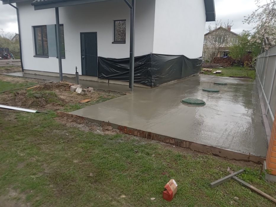 Бетоні роботи фундамент