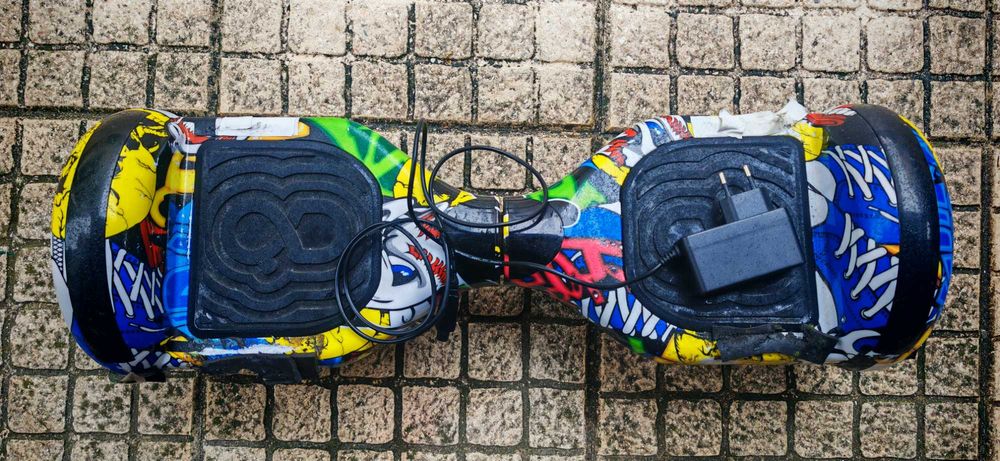Vendo kart pilot com hoverboard multicolor