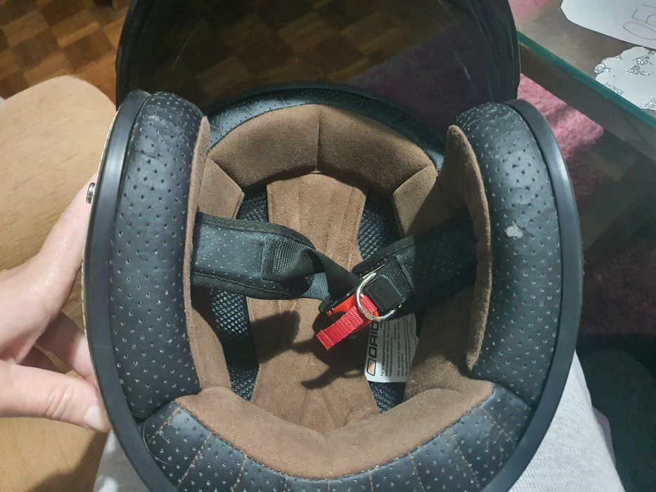 Capacete mota retro Origine Deus tamanho XL
