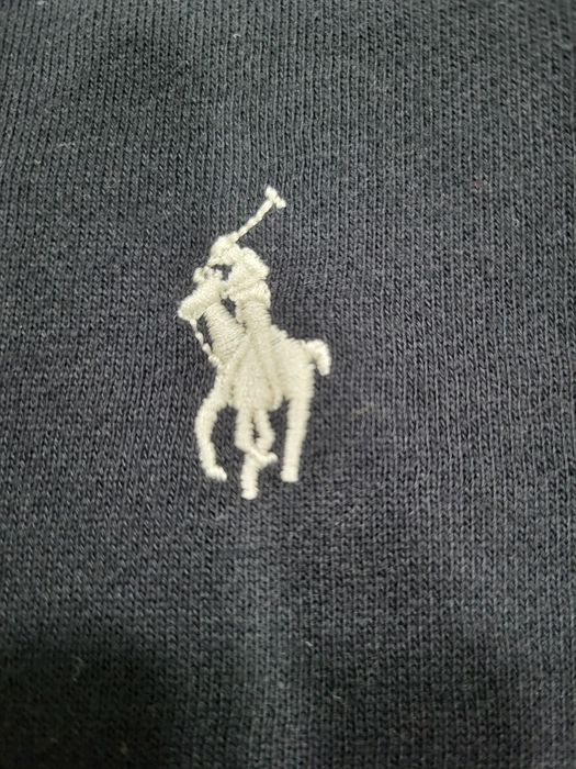 Sweat Ralph Lauren preta com símbolo branco tamanho M