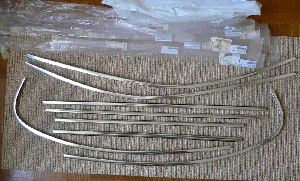 BMW e60 молдинги дверей хром б/в