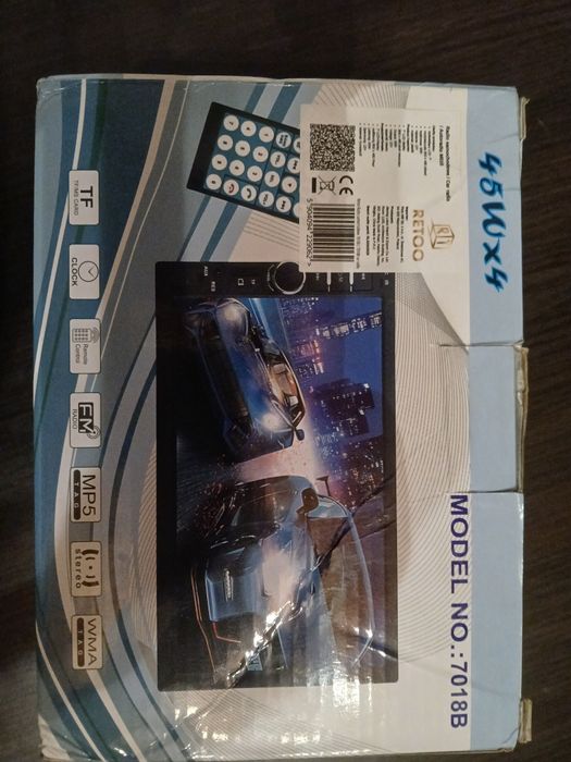 Radio 2 DIN z kamerą cofania Nowe