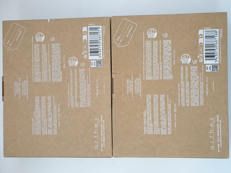 Подарункові набори Jeanne en provence Verveine Agrumes Cabotine Gres