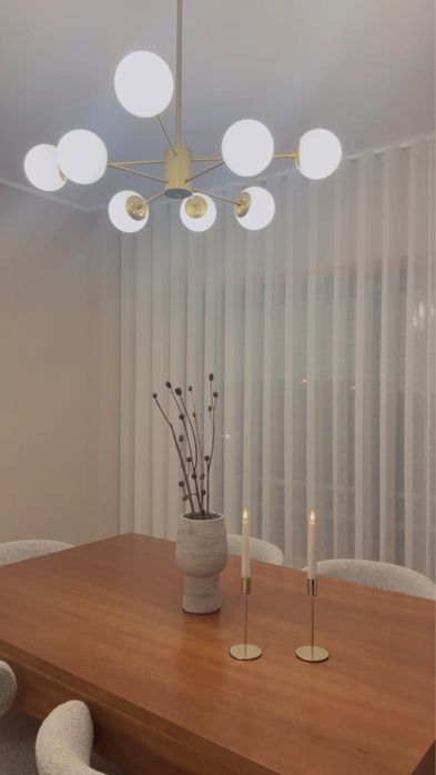 Cortinados de onda perfeita