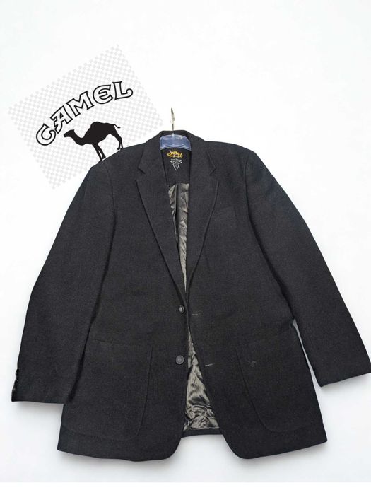 Camel collection płasz wełniany wool coat vintage  Old money casual