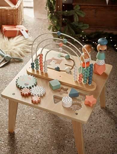 Mesa de atividades Arco-íris - Estimular o bebé