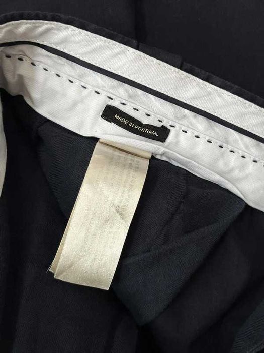 Massimo Dutti 38 10 M spodnie materiałowe slim elastyczne granatowe