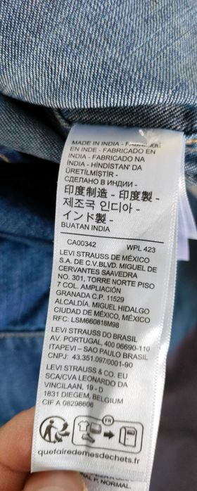 Camisa jeans Levi's