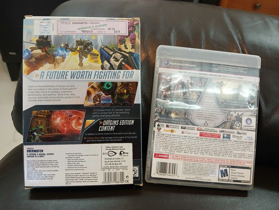 Jogos variados para consola