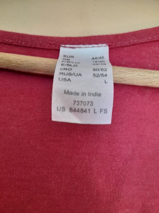 Koszula nocna bordowa made in Indie 46