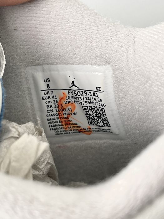 Оригинал Nike Air Jordan 4 Retro Military Blue ((FV5029 141) белие