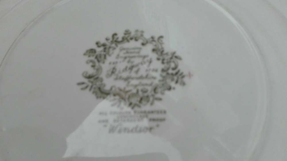 REDUÇÃO DE PREÇO - Serviço de jantar Inglês Rigdway Staffordshire