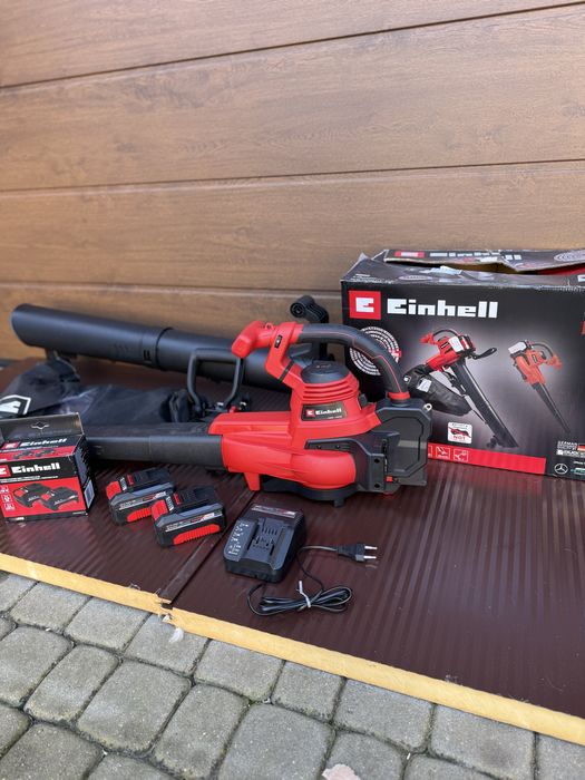 Odkurzacz dmuchawa aku 2x4ah einhell