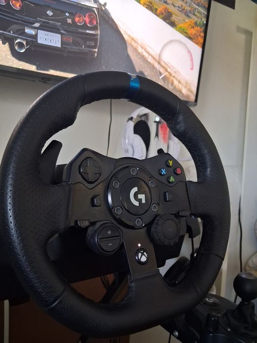 Volante Logitegh G923 + Suporte + Câmbio