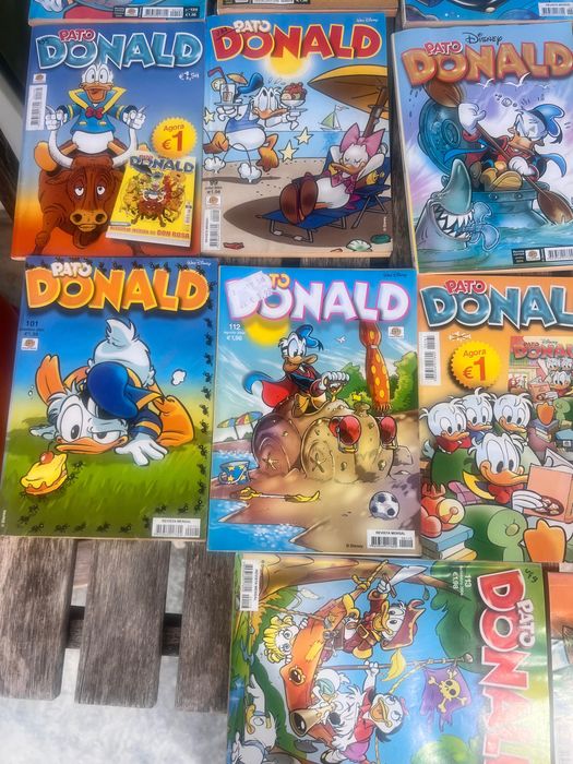 Lote 17 Livros banda desenhada pato Donald vintage
