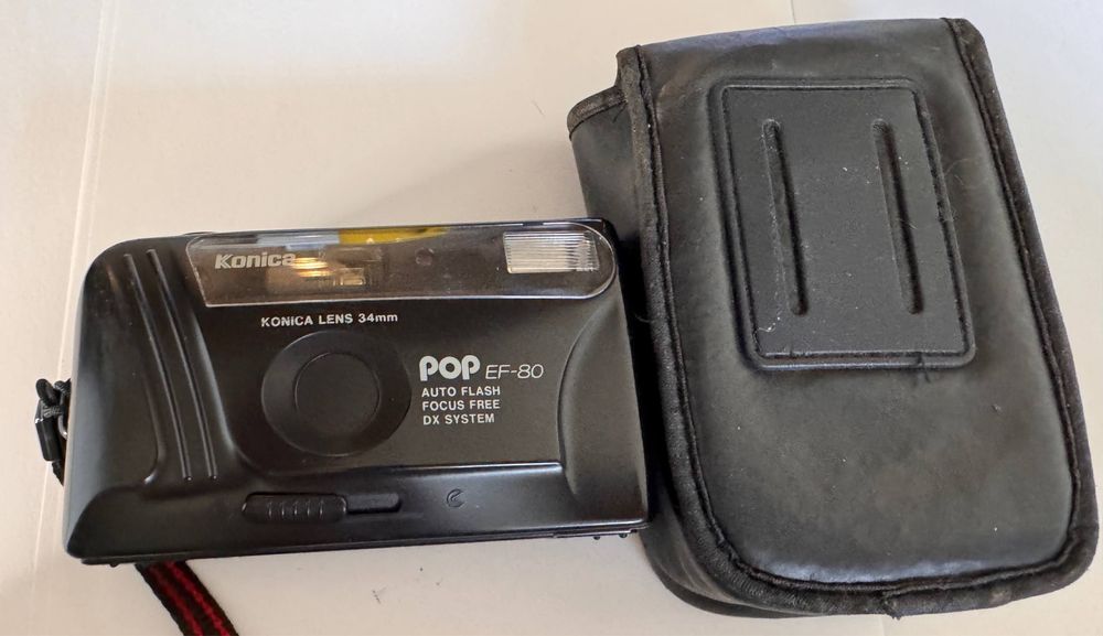 Фотоапарат плівковий Konica Pop EF-80 з чохлом