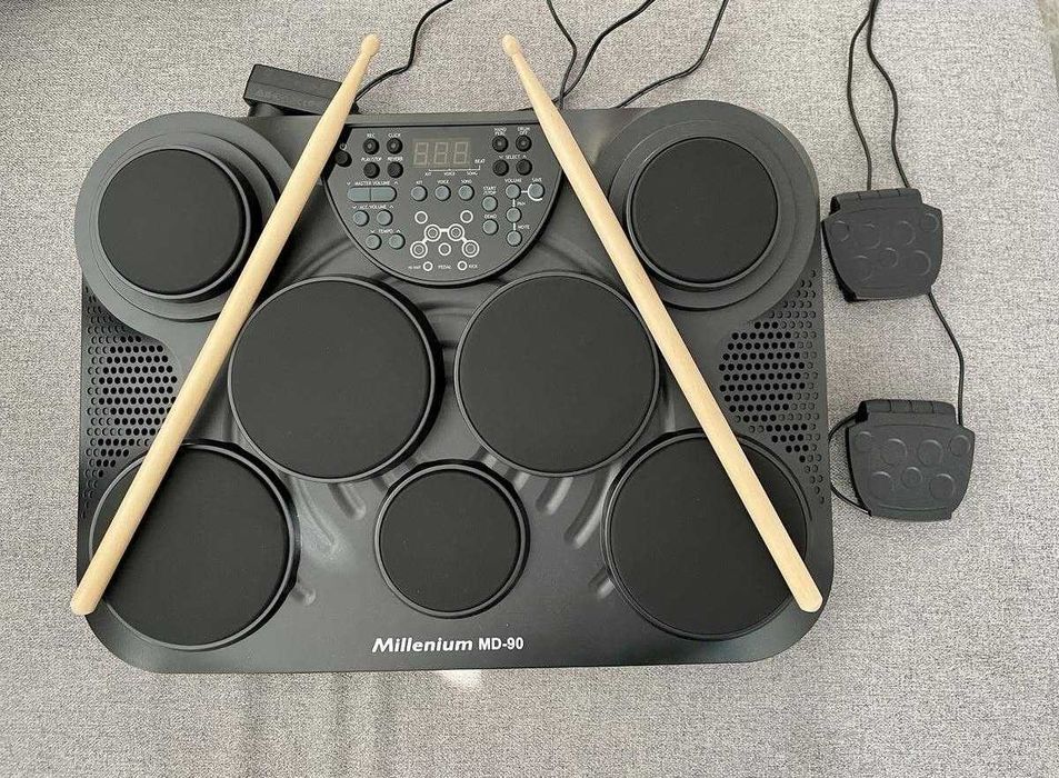 millenium md-90 mobile drum pad bateria eletrónica