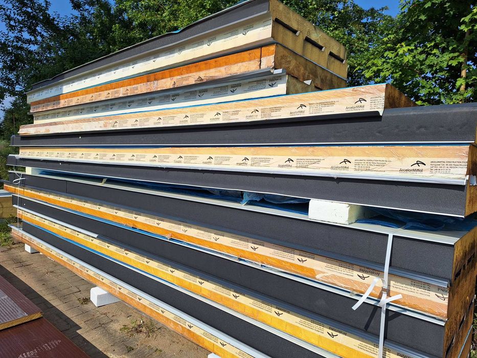 płyta warstwowa dachowa poliuretan PIR 40-140mm gat. 2 - PROMOCJA!!!