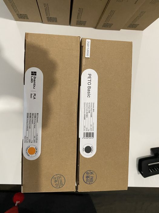 Filamento 3D PLA e PETG bambulab