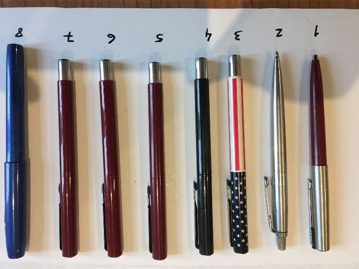 Canetas/esferográficas Parker, Waterman + tintas