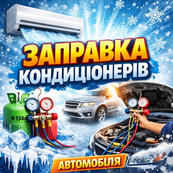 Заправка кондиціонера/Промивка, мийка радіатора пічки  автомобіля