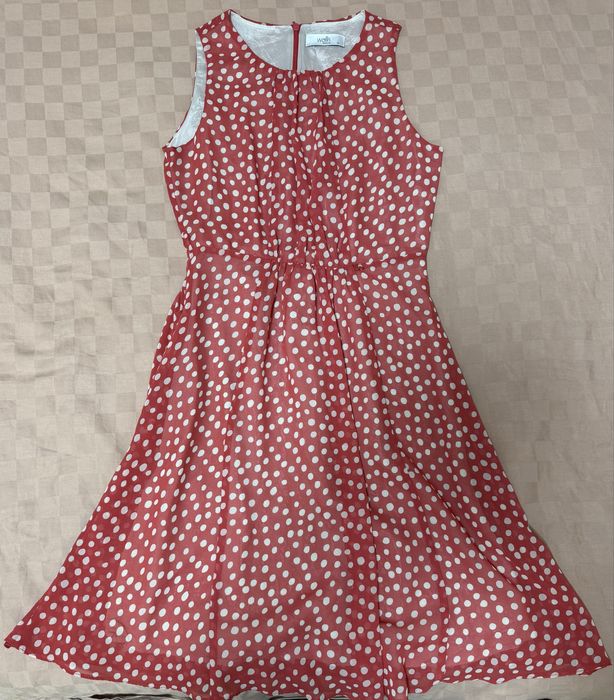 Сукня в горох, на блискавці