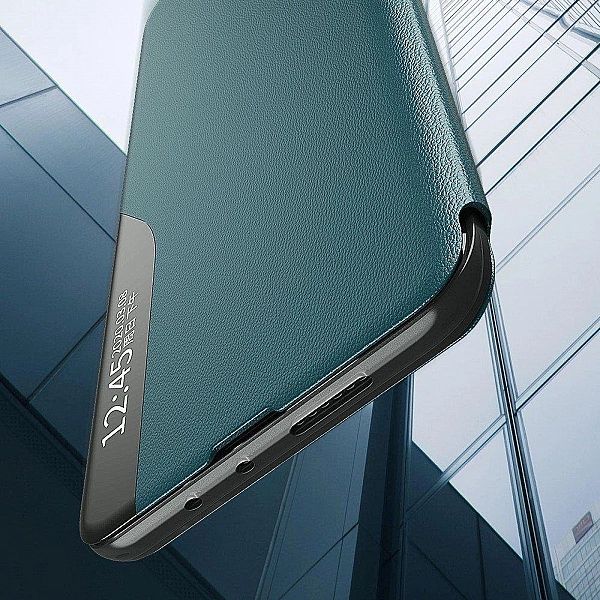 Etui Huawei P40 Lite pomarańczowy elegancki futerał etui z klapką i fu