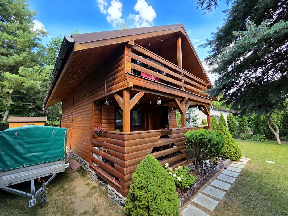 Domek Cało Roczny z Działkę 5 min od Jeziora Przy Lesie