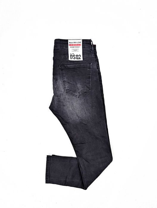 Dsquared2 czarne spodnie jeansowe jeansy M