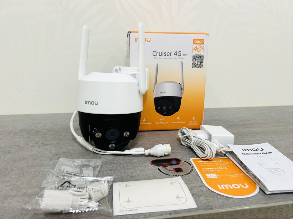 СИРЕНА 2мп LTE 4G GSM IP камера IMOU Cruiser поворотная Dahua PTZ WiFi