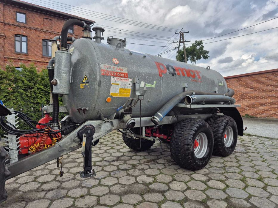 Beczka wóz asenizacyjny POMOT CHOJNA T546 konstrukcja RAMOWA tylny tuz