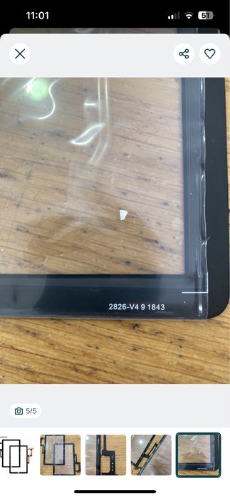LCD ecrã Touch Huawei Mediapad M5 Pro (10.8) preto - Novo