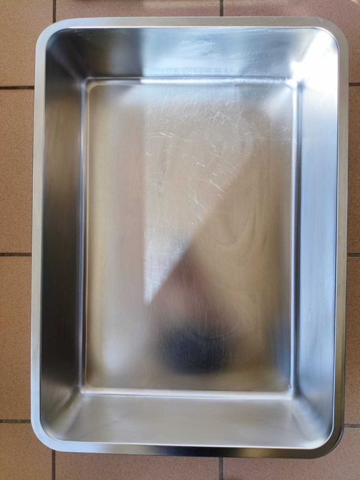 Caixa de Areia Premium – Base em Inox (Anti-Odor) + Acessórios – Como Nova