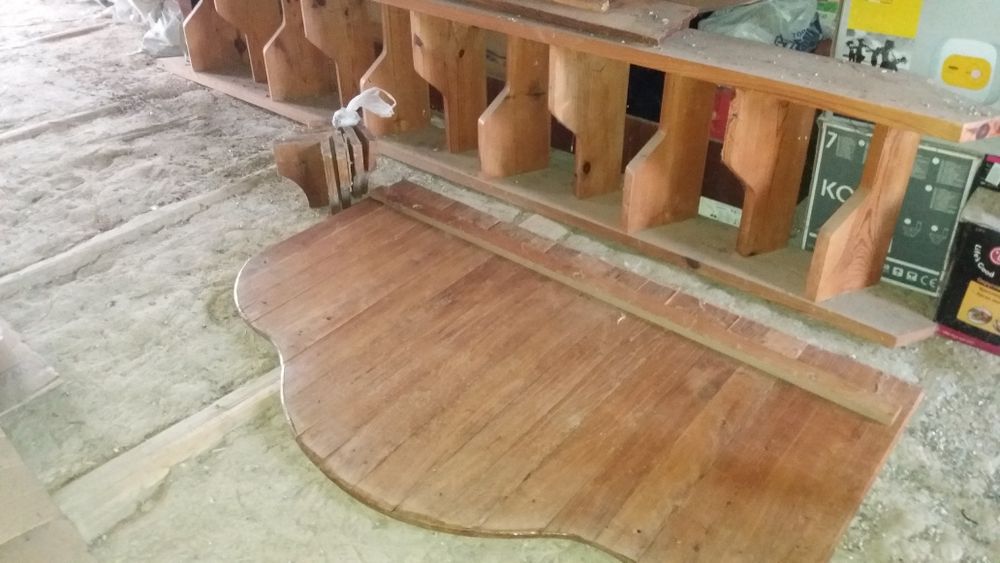 Ліжко дубове 160×180