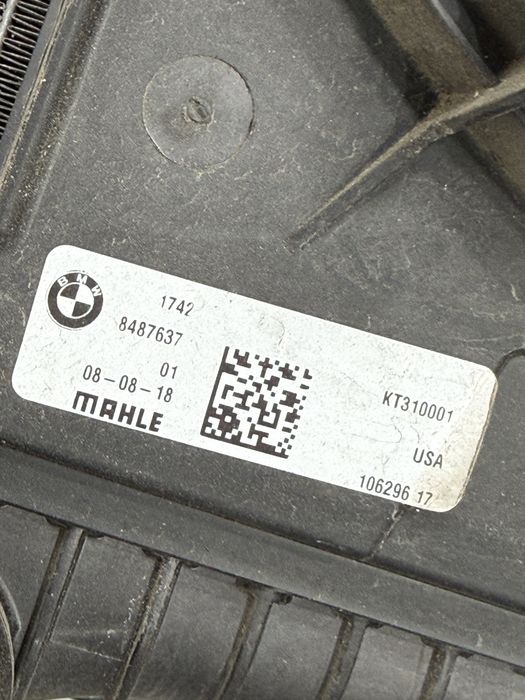 Радиатор BMW X3 G01 диффузор вентилятор касета радиаторов в сборе с вентилятором  Х3 G01 X4 G02  B46 B48 х3 х4 оригинал б/у